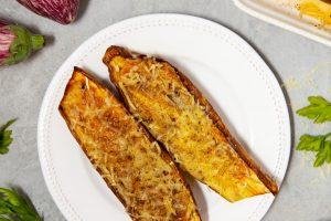 Bakłażan w chrupiącej panierce z parmezanu