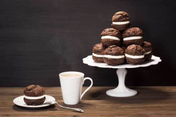 Czekoladowe whoopie pies