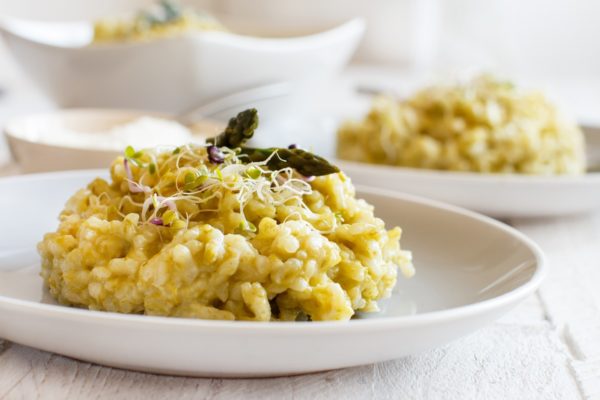 Risotto cytrynowo-szafranowe