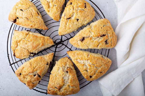 Bułki scones z makiem