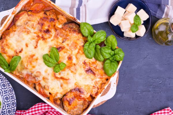 Ziołowa lasagne z bakłażanem