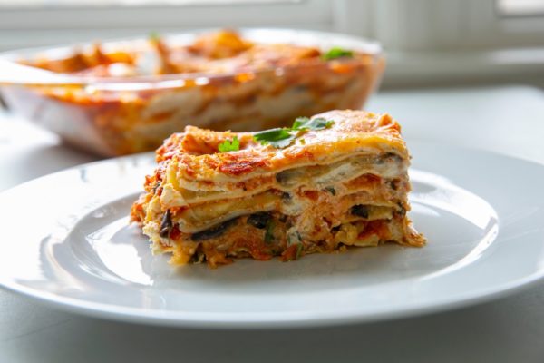 Ziołowa lasagne z warzywami